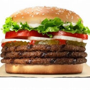 汉堡王三层天椒皇堡