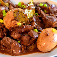 Adobong atay ng manok with egg
