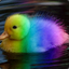 Rainbow Duck