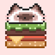 小猫~你可以吃芝士汉堡