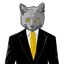 Cats in a man suit