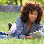 Lightskin Black Girl With A Book