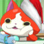 Angy Cat with Santa Hat
