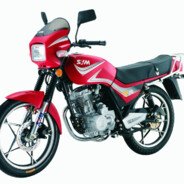 铃木单杠125摩托战斗机