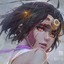 一只野生白