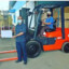 Indian Forklift driver