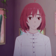 她眞的很美