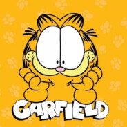 嚼炫迈的加菲猫