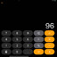 96 on the calculator