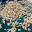 pile of human teeth