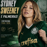 Sydney Sweeney Palmeirense