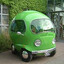 a car with wheels