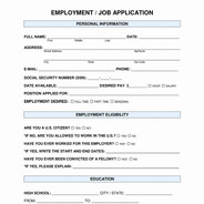 Job Application