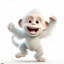 white monkey