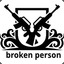 broken person