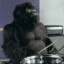 monkey drummer