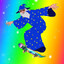 The crazy wizard
