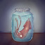 Squid in a jar