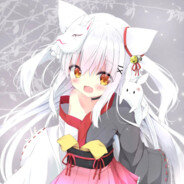 白毛红瞳兽耳萝莉