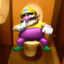 Wario in your Toilet