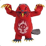 Evil dark Beaver of the shadows