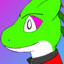 Retro Pixel Lizard