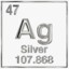 Silver. Ag47.