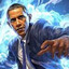 Blue Kaioken Obama