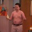 Gibby with a banana