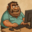 Fat dumb ass I.T help desk idiot