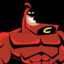 Crimson chin