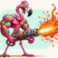 FlamingoWithAFlamethrower
