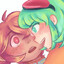 tetogumi sloppy lesbian makeout
