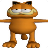 Epic Garfield Gamer Guy