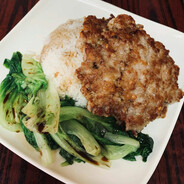 大寳冰室肉餅飯