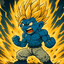 Super Saiyan Smurf