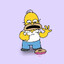 Homer drops his donut