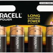 ÞYKK OG STÓR DURACELL BATTERÍ