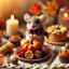 Roughly 25 Mice Giving Thanks