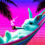 entspannter hase