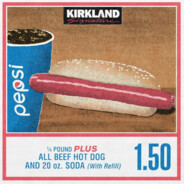 Costco $1.50 Hotdog Combo