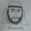 Drawing of the Prophet Muhammed