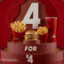 The all new Wendy&#039;s 4 for 4