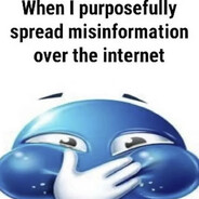 Mischievous Blue Man