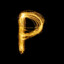 A single P