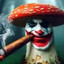 joker pilz mit zigarre