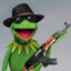 froggy with a gun