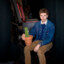 Michael Cera Holding a Cactus