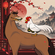 马上的鸡 （chicken hors）