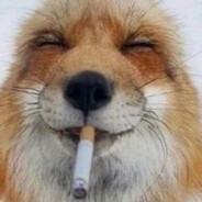 Fox With a Ciggy